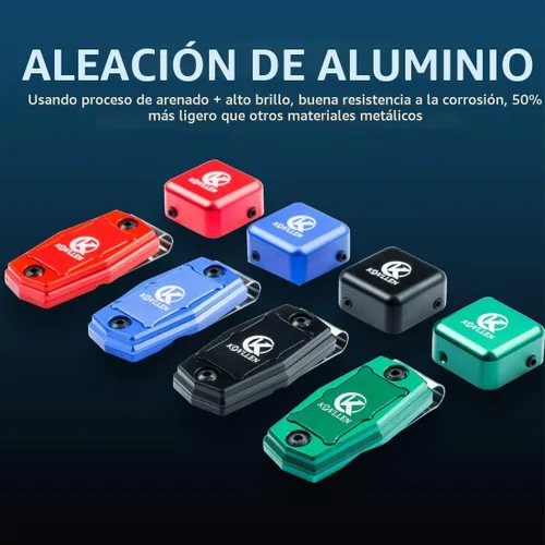 Vista 9 de KONLLEN Soporte magnético de tiza de piscina Clip de cinturón de aleación de aluminio Negro