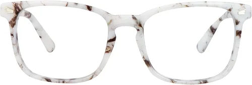 Vista 15 de Lentes cuadrados vintage con bloqueo de luz azul, antifatiga ocular, filtro UV, para computadora, lentes anti-luz azul para hombres y mujeres Ámbar