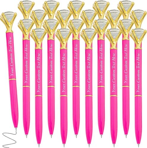 Vista 66 de 1 bolígrafo de diamante con cristal, bolígrafos personalizados a granel con grabado sin nombre, bolígrafos de diamante personalizados, lápiz óptico