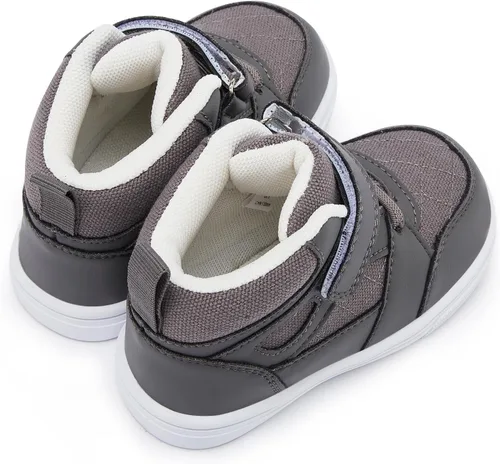 Vista 5 de BMCiTYBM Zapatos de bebé para niños y niñas, zapatos para caminar para niños pequeños, zapatos ligeros antideslizantes para 6, 9, 12, 18, 24 meses
