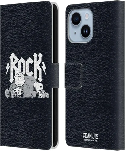 Vista 153 de Head Case Designs Funda de piel con licencia oficial de Peanuts Charlie Brown Good Grief Rock Tees compatible con Apple iPhone 11 Charlie Brown Buen