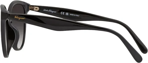 Vista 3 de Ferragamo - Gafas de sol para mujer, 2.126 in, color negro