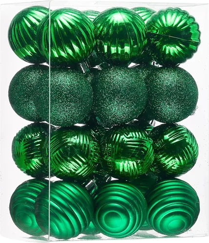 Vista 29 de Valery Madelyn - Juego de 24 adornos de Navidad para árbol de 2.36 pulgadas cobre dorado