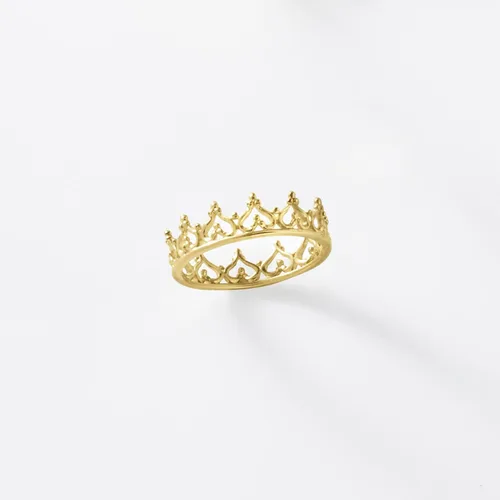 Vista 7 de Ross-Simons Anillo de corona real de oro amarillo de 14 quilates Talla 9 Oro no conocido