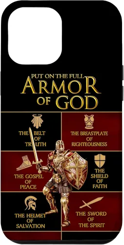 Vista 26 de Warrior of God Put On The Full Armor of God Funda para iPhone 17