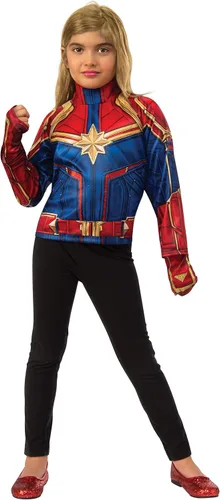 Vista 3 de Disfraz de Capitán Marvel Top Boxed Dress