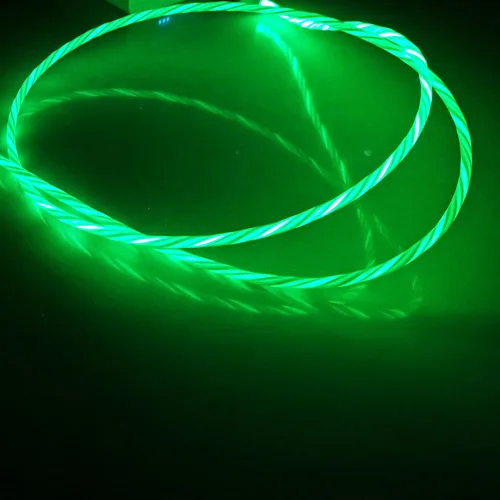 Vista 9 de AYI 3 Combinaciones Cable Cargador Multi Puertos USB A a USBC Micro PD Cord de Carga Rápida Iluminado Flujo de Corriente Compatible con Casi Todos 3