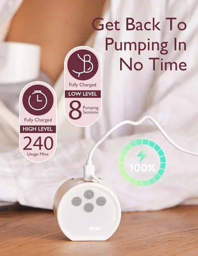 Vista 6 de Momcozy S12 Pro - Extractor de leche eléctrico portátil manos libres, 0.945