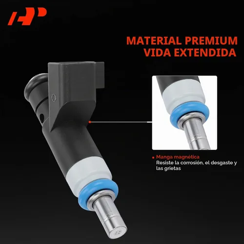 Vista 3 de A-Premium 4 agujeros 4 piezas inyectores de combustible compatibles con Jeep Compass 2007-2017, Patriot 2007-2017 y Dodge Journey 2009-2015, Avenger