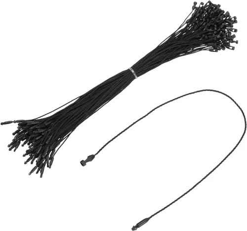 Vista 13 de MECCANIXITY Cadena colgante de algodón con cierre a presión Pins Negro 4.7