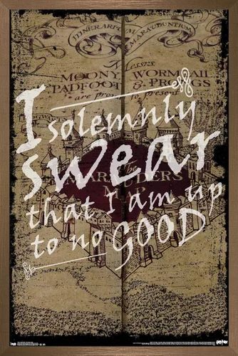 Vista 12 de Trends International Harry Potter - The Marauder's Map - I Solemnly Swear Wall Poster, 14.725" x 22.375", Premium Unframed Version Versión premium