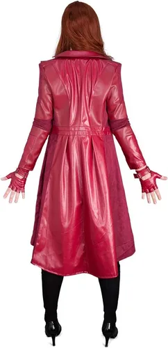 Vista 4 de Cosplay.fm Disfraz de heroína para mujer, chaqueta con pantalones y chaleco