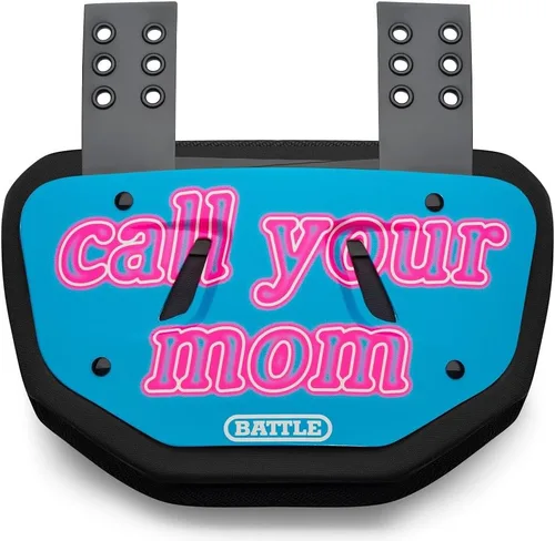 Vista 28 de Battle Sports Placa de espalda de fútbol novedosa – Protector de espalda inferior de carcasa dura con espuma contorneada para protección de alto