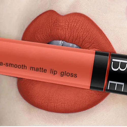 Vista 5 de Esmalte de labios de copa antiadherente mate de 11 colores, brillo de labios no decolorante, lápiz labial de 0.34 onzas líquidas A01-20