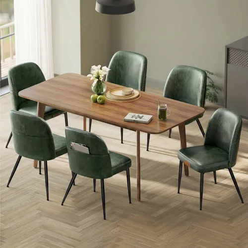 Vista 15 de VASAGLE - Juego de 2 sillas de comedor tapizadas para cocina