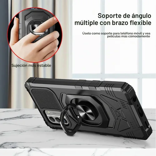 Vista 5 de TJS Compatible con Nokia G100 Case (N150DL) Nokia C300 Case (N155DL) (azul)