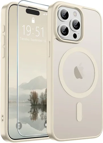 Vista 221 de SUPFINE Funda magnética para iPhone SE 2022 (3ª)/2020 (2ª), iPhone 8 (compatible con MagSafe) (protección contra caídas de grado militar), funda