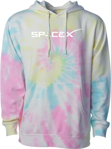 Vista 5 de Tcombo SpaceX - Sudadera unisex con capucha Outer Space Negro