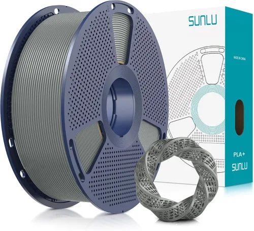 Vista 45 de SUNLU - Filamento PLA Plus para impresora 3D, 1.75 mm, bobina de 1 kg (2.2 lb), enrollado de forma ordenada, precisión dimensional ±0.02 mm
