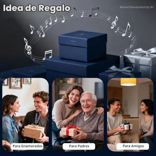 Vista 8 de Hmusic H25 Auriculares Bluetooth con banda para el cuello con 200 horas de duración de reproducción de batería
