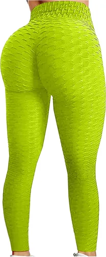 Vista 2 de High Waist Yoga Leggings for Women Workout Butt Lift Pants Funny Elastic Skinny Trousers Tummy Control Yoga Pant