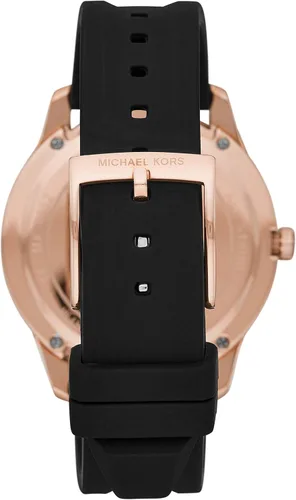 Vista 3 de Michael Kors Reloj Runway de acero inoxidable MK6979 - Reloj de cuero de tres manecillas Runway