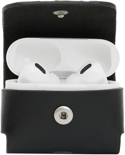 Vista 2 de AllSaints Funda para Airpod Tierra para hombre, color negro, talla única