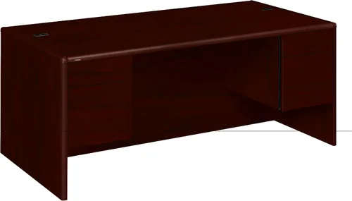 Vista 36 de HON Pedestal Credenza, derecha, 72 x 24 x 29-1/2 pulgadas, caoba