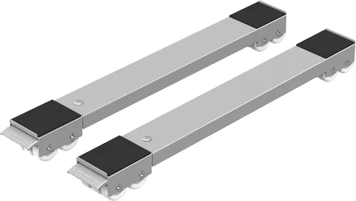 Vista 8 de Ronlap Furniture - Rodillos extensibles para lavadora y electrodomésticos, color negro Heavy duty stand wheels for washing machine, refrigerator.