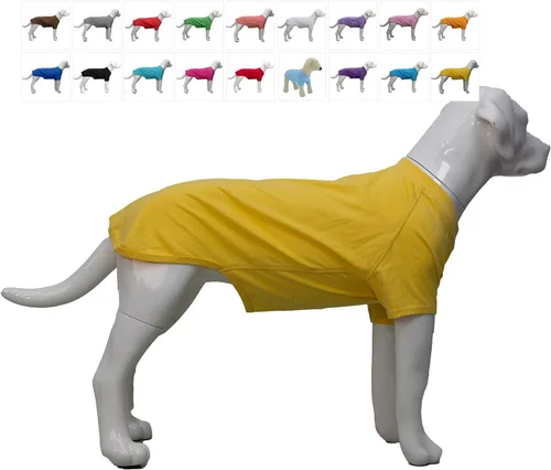 Vista 103 de Lovelonglong 2019 - Ropa para mascotas, Disfraces para Perro, Ropa Camisetas en blanco para Perros Grande Medianos Pequeños 100% Algodón 18