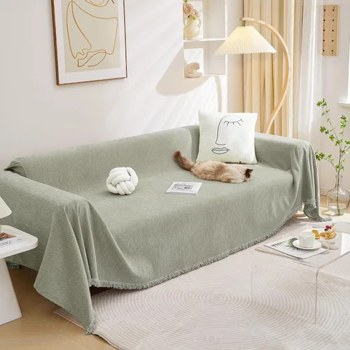 Vista 11 de MEETSKY Funda para Sofá Funda de Sofá Lavable Funda para Sofá de Dos Plazas Fundas Individuales de Chenilla para Sofá Sala de Estar Perros Protector