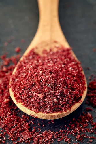 Vista 7 de Tazah Sumac Spice – Condimento de zumaque molido de Jordania de 16 onzas – Ingrediente esencial para la cocina mediterránea y del Medio Oriente