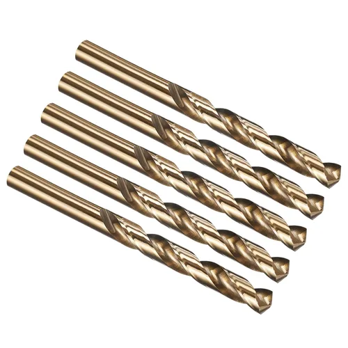 Vista 39 de PATIKIL Broca Jobber de 0.039 in, vástago recto M35 cobalto 5% acero de alta velocidad 135° acabado dorado para metal duro de acero inoxidable - 2