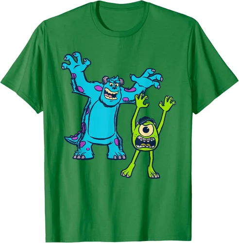 Vista 4 de Camiseta de la Universidad Sulley y Mike de los Monsters de Disney Pixar
