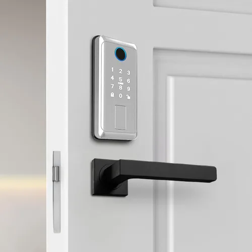 Vista 12 de Feit Electric Smart Touch, cerradura de puerta con tarjeta, huella digital, teclado NFC, teclado, control de aplicaciones, bloqueo automático, 100