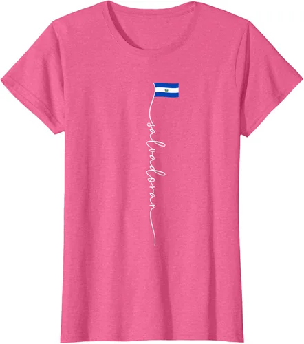 Vista 59 de Camiseta con la bandera salvadoreña de El Salvador