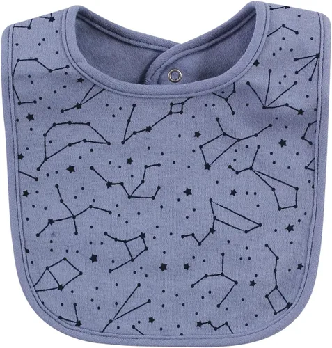 Vista 64 de Hudson Baby Conjunto de babero y calcetines unisex de algodón para bebé