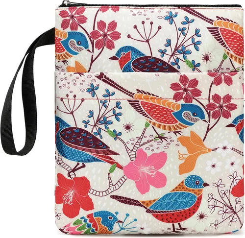 Vista 19 de DSIUE Funda para Libros Cubiertas de Libros Protector de Libros con Cremallera Tela Lavable para Adolescentes Adultos Amantes de los Libros Maestros