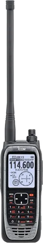 Vista 2 de Icom IC-A25N 76 USA Aviación VHF Air Band Transceptor Radio con GPS incorporado y Bluetooth