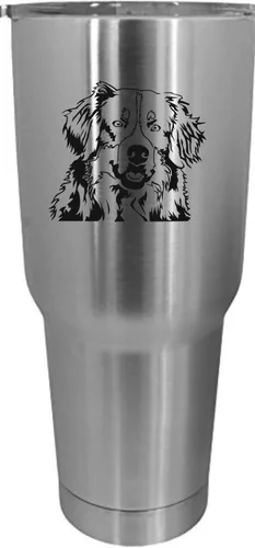 Vista 24 de Cairn Terrier - Vaso grabado con temática de perro, 30 onzas