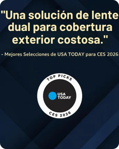 Vista 2 de Tapo Cámara de seguridad con batería de seguridad de doble lente 2K Pan
