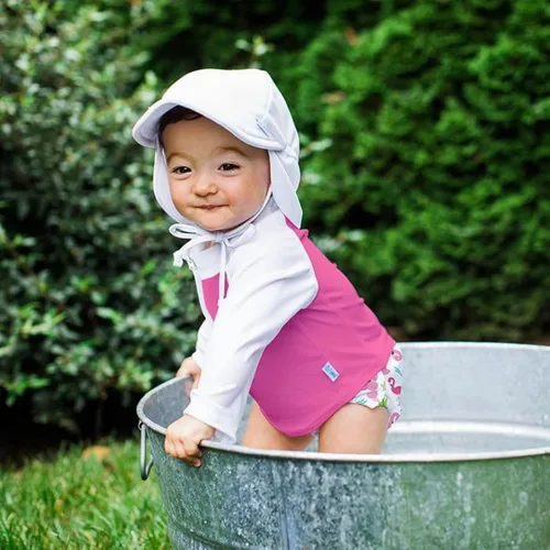 Vista 2 de i Play - Gorro de natación y protección solar para bebé