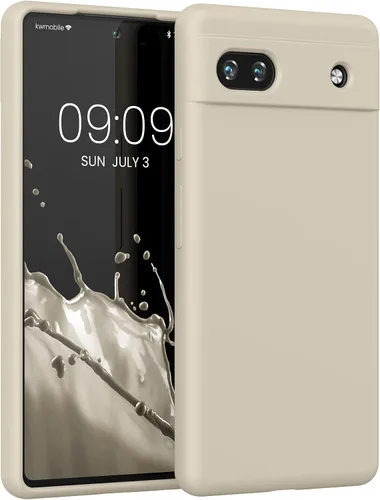 Vista 11 de kwmobile Funda Compatible con Google Pixel 6 Pro - Funda de Teléfono de Silicona TPU con Acabado Suave - Azul Caribe