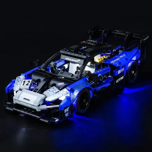 Vista 6 de LIGHTAILING Kit de iluminación LED para Lego- 42123 Senna GTR modelo de bloques de construcción - Juego de luces LED compatible con el modelo Lego