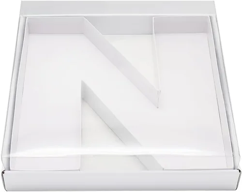 Vista 25 de WENPACK 2025 - Caja de regalo de cartón con forma de tapa transparente (negro, tapa graduada)