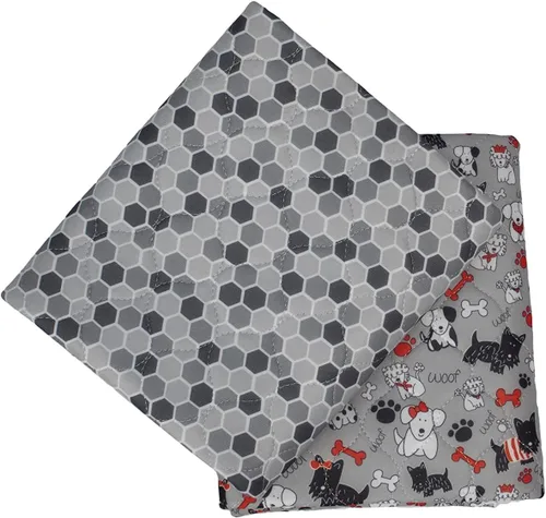 Vista 12 de Caldwell's Pet Supply Co. Almohadillas para orinal de 18 x 24 pulgadas, almohadillas lavables para orina para perros, tapete reutilizable para orina
