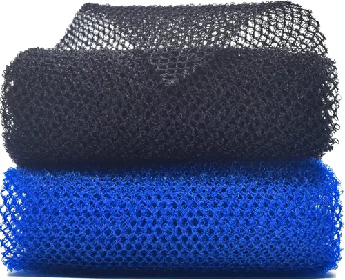 Vista 2 de Exfoliante corporal africano, red exfoliante para baño y ducha (1 unidad, azul)