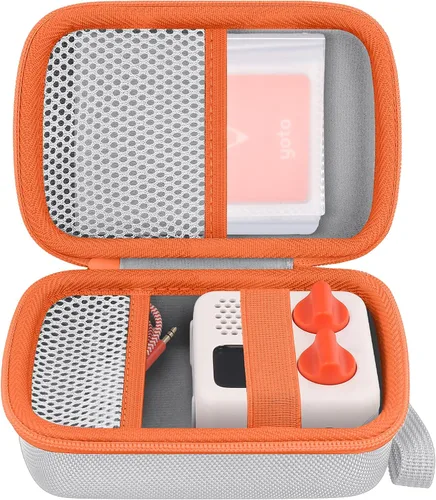 Vista 18 de Estuche rígido co2CREA compatible con el reproductor de música Yoto Mini 2024 Edición para niños, altavoz infantil, reproduce tarjetas