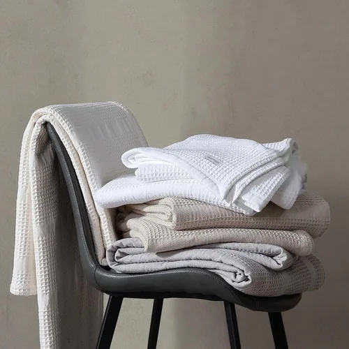 Vista 7 de Calvin Klein - Manta Queen, ropa de cama de algodón suave, manta de cama de peso medio (blanco, Queen)