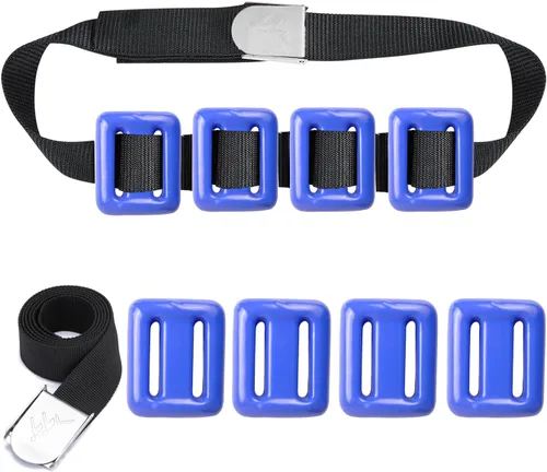 Vista 13 de Pesas de buceo para cinturón de peso de buceo (1lb-4.4lb / 0.5kg-2kg), pesas de vinilo para buceo, pesas de buceo recubiertas, pesas de plomo